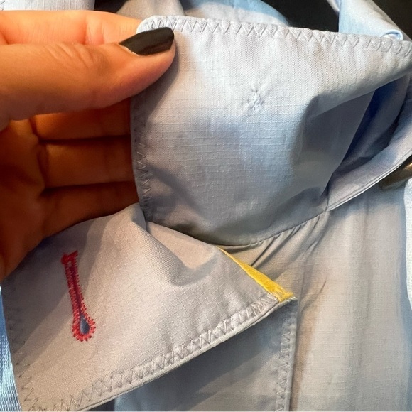 Lands’ end Women jacket Size: XS 2-4 Color: light blue/ yellow - Picture 12 of 12